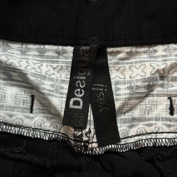 Desigual Black Embroidered Butterfly Skirt Women’s Size 38 Boho Patchwork - Picture 4 of 8